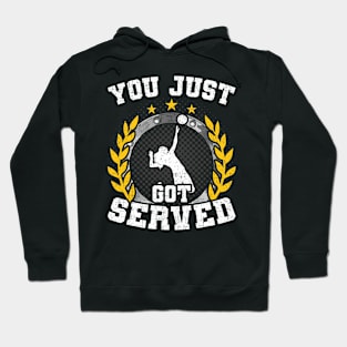 You Just Got Served Volleyball Coach Player Hoodie